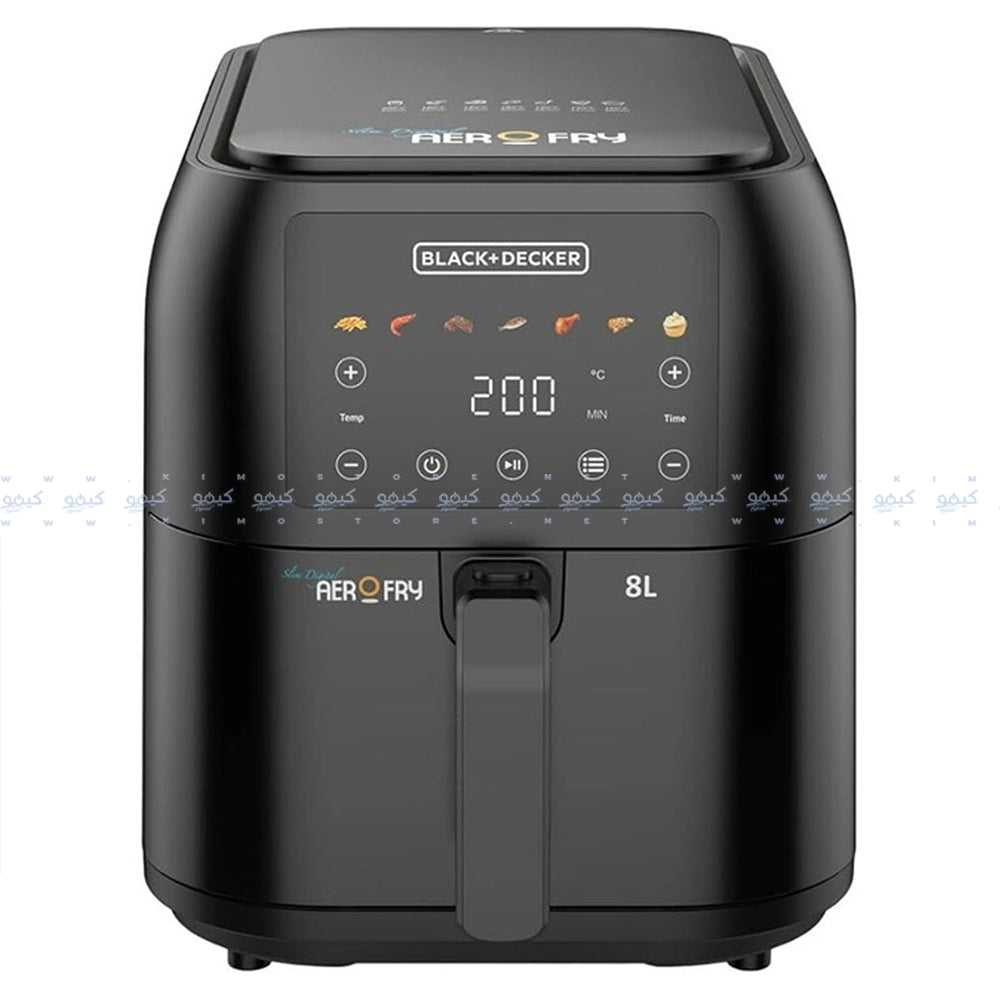 Black + Decker Air Fryer 7 In 1 Aerofry SAF80-B5 8L 1700W