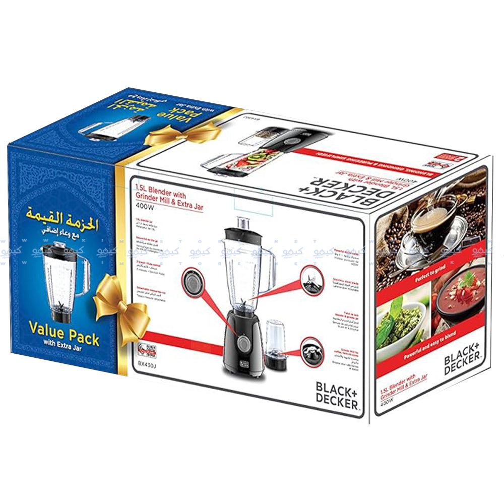 خلاط بلاك + ديكر . BX430J-B5