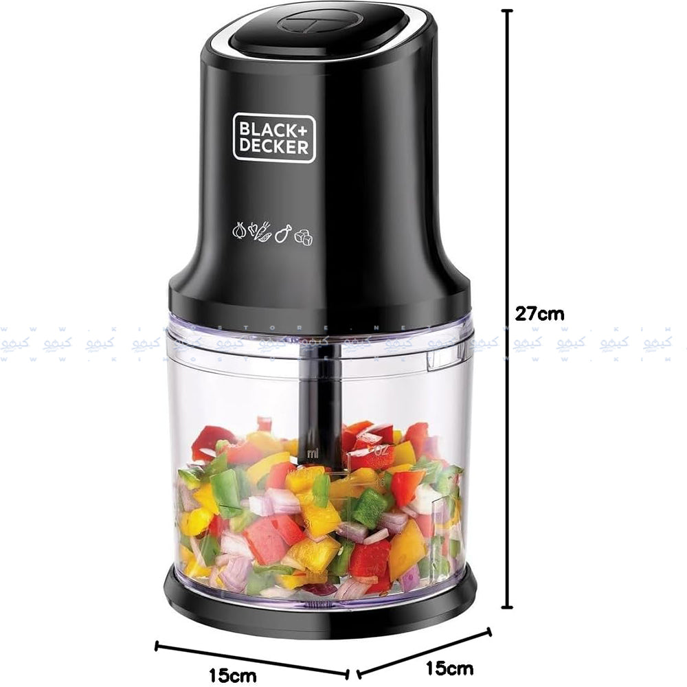 خلاط بلاك + ديكر مع مفرمة 1.5 لتر 500وات FC500J-B5