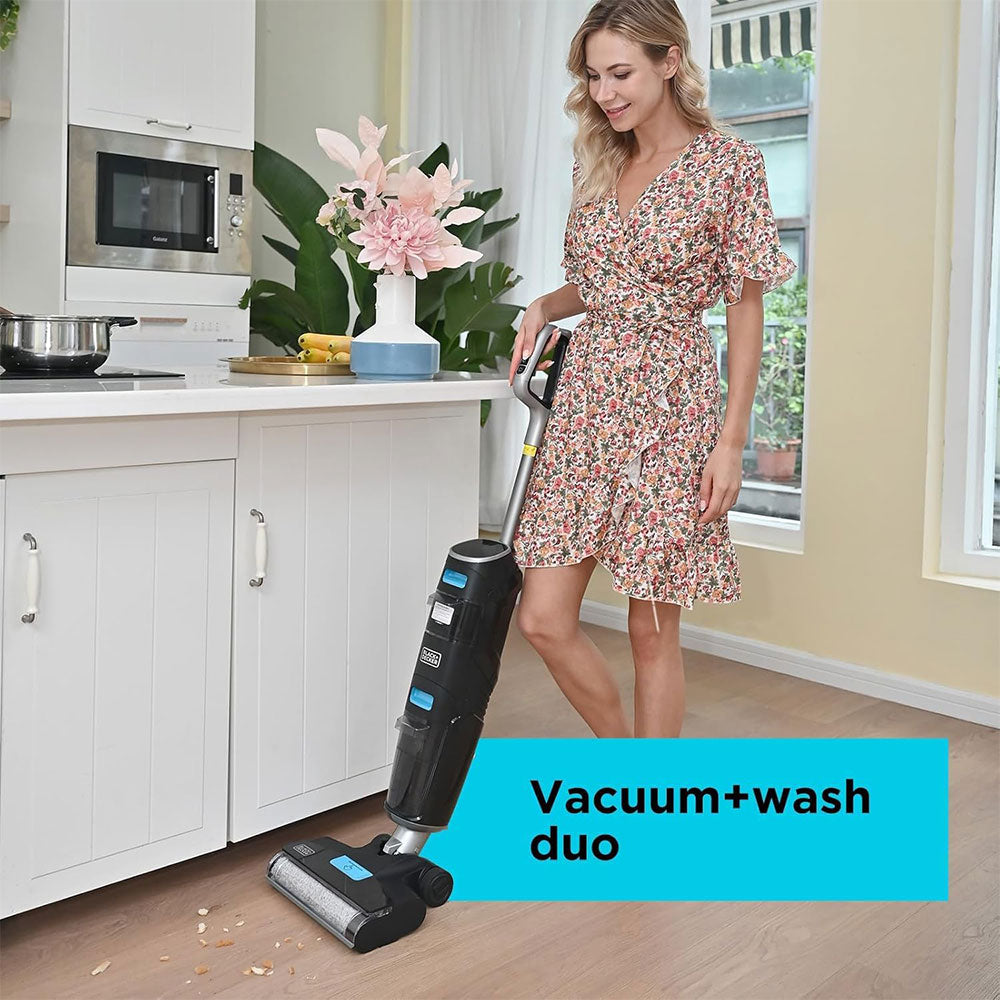 Black + Decker Cordless Vacuum + Wash Duo VW252BR-B5 0.65L 25V 180W
