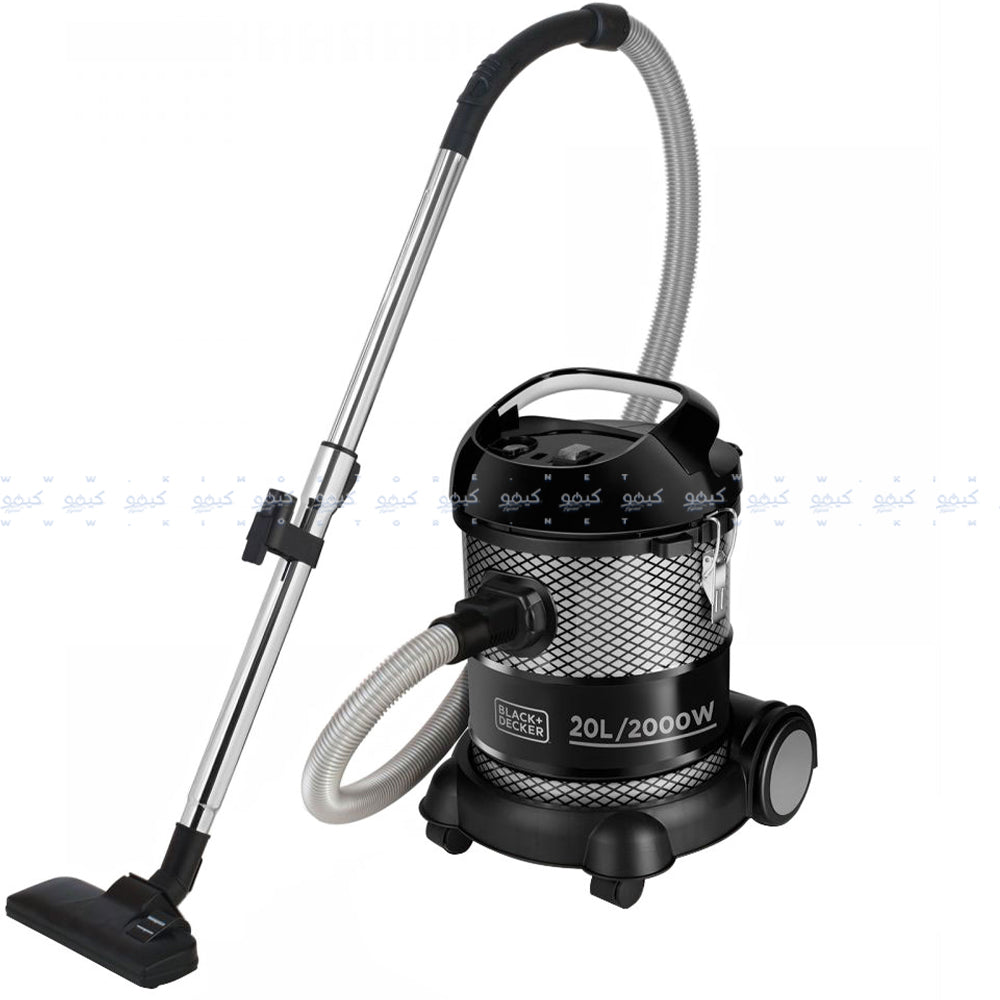 Black + Decker Drum Vacuum Cleaner With Blower BV2000 20L 2000W
