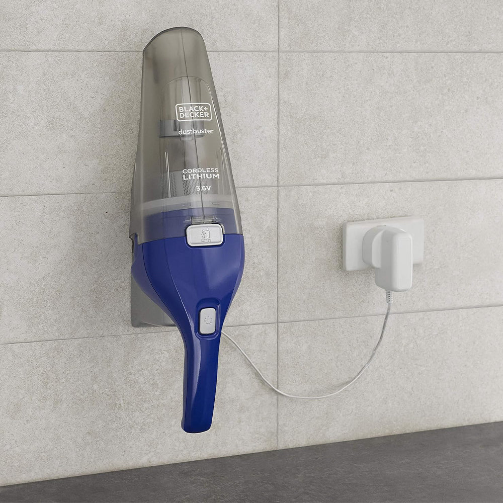 مكنسة كهربائية متنقلة بلاك + ديكر 0.385 لتر 3.6 فولت Dustbuster NVC115WA-B5