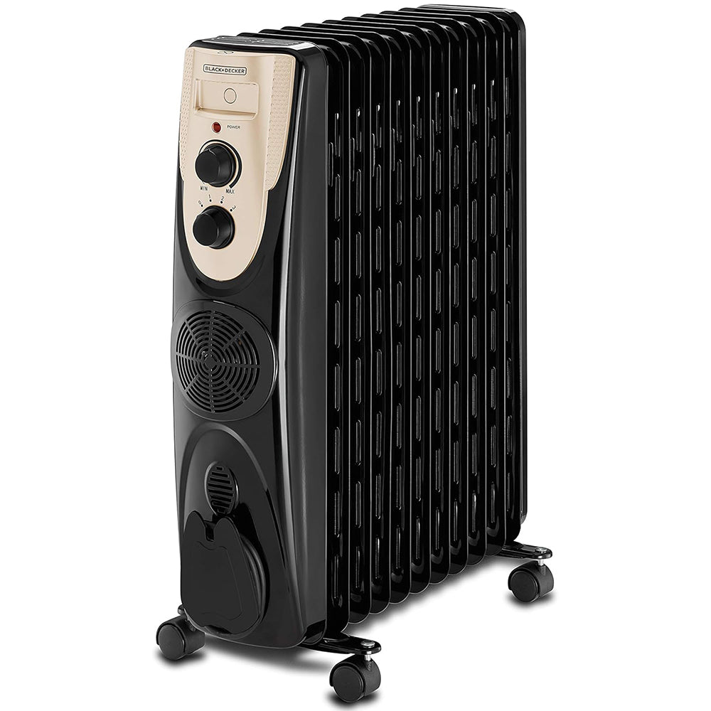 دفاية كهربائية زيت بلاك + ديكر 2500 وات OR011FD-B9