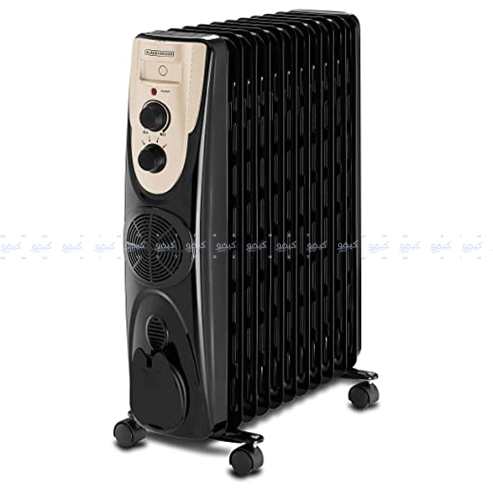 Black + Decker Electric Oil Heater OR011FD-B9 2500W