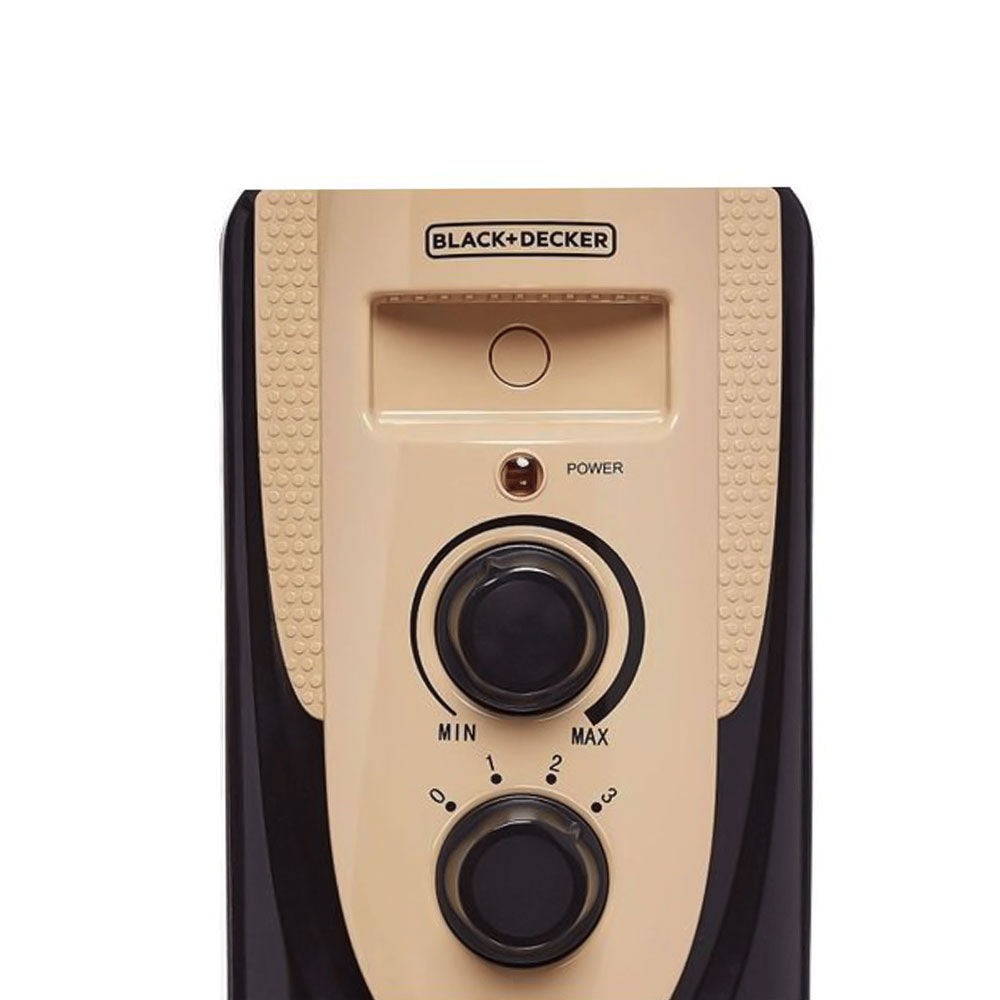 Black + Decker Electric Oil Heater OR013FD-B5 13 Fins 2500W