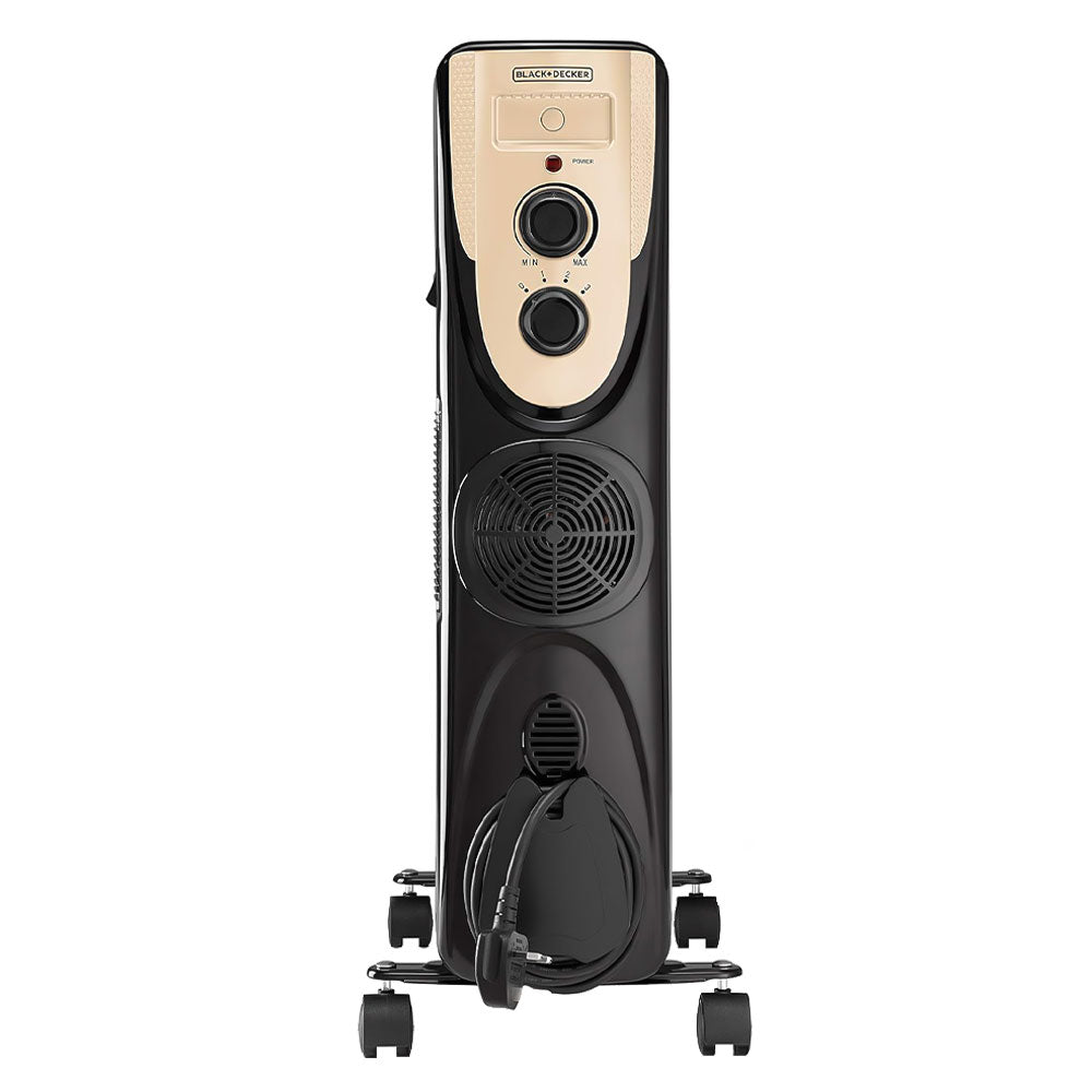 Black + Decker Electric Oil Heater OR013FD-B5 13 Fins 2500W