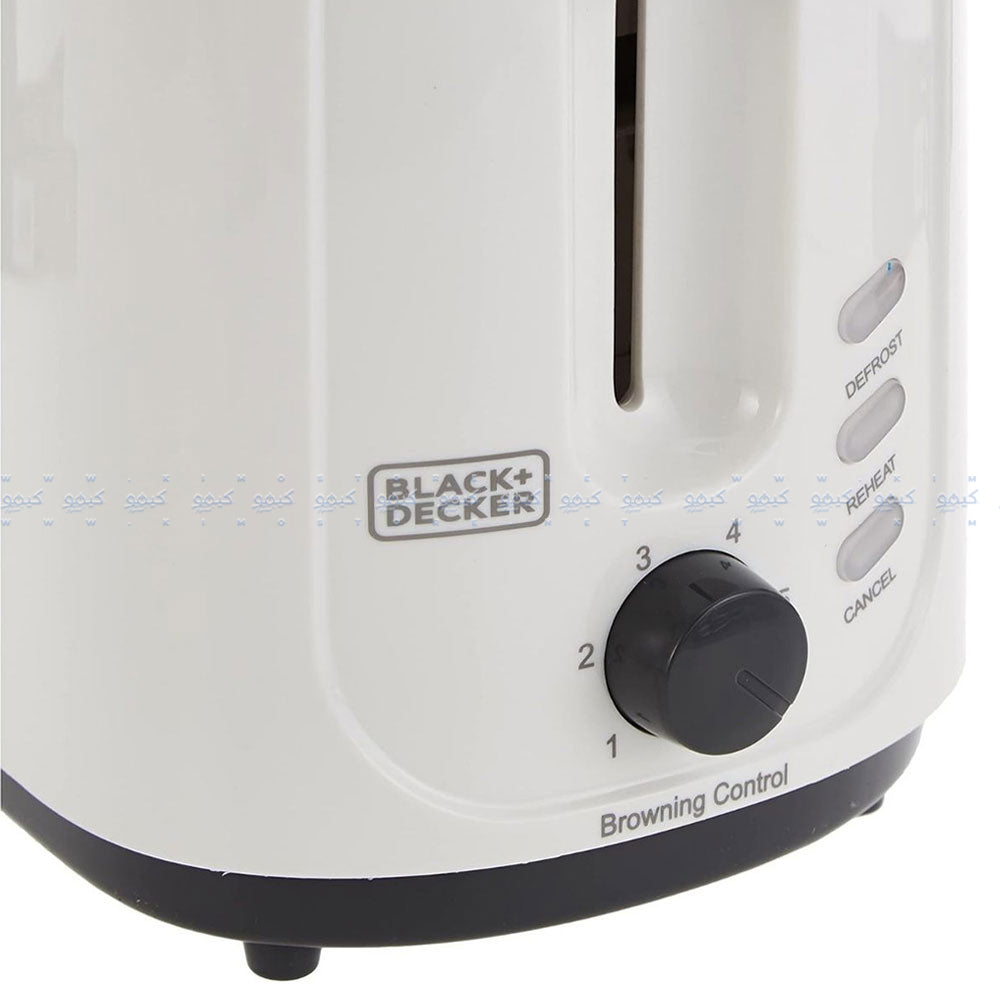 توستر بلاك + ديكر 750 وات ET125-B5 - ابيض