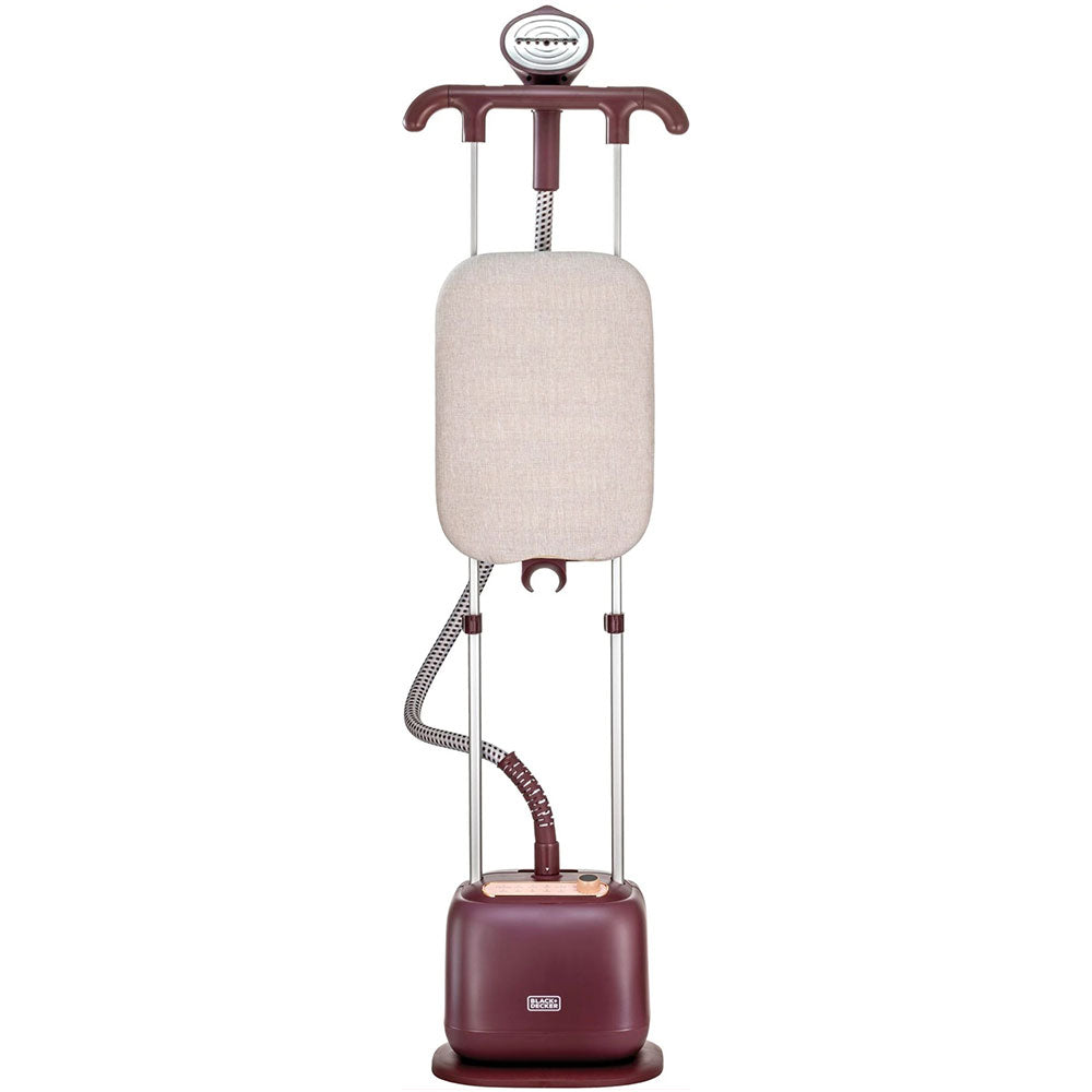 Black + Decker Twin Pole Garment Steamer With Ironing Board GSTD2450-B5 2L 2400W