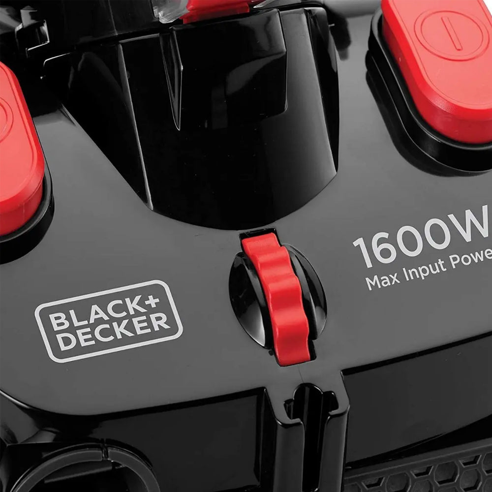 مكنسة كهربائية بلاك + ديكر 2.5 لتر 1600 وات VM1680-B5
