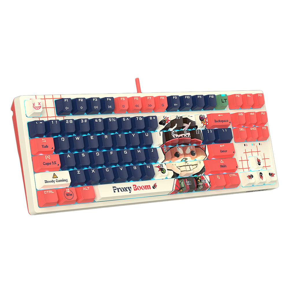 Bloody AT87 Alpha Optical Switch Wired RGB Gaming Keyboard English & Arabic