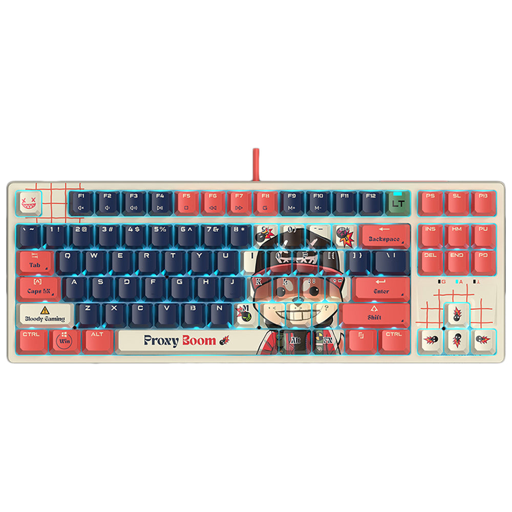 Bloody AT87 Alpha Optical Switch Wired RGB Gaming Keyboard English & Arabic