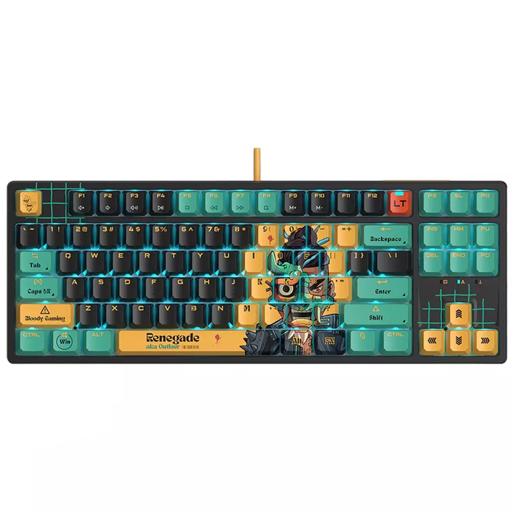 Bloody AT87 Alpha Optical Switch Wired RGB Gaming Keyboard English & Arabic