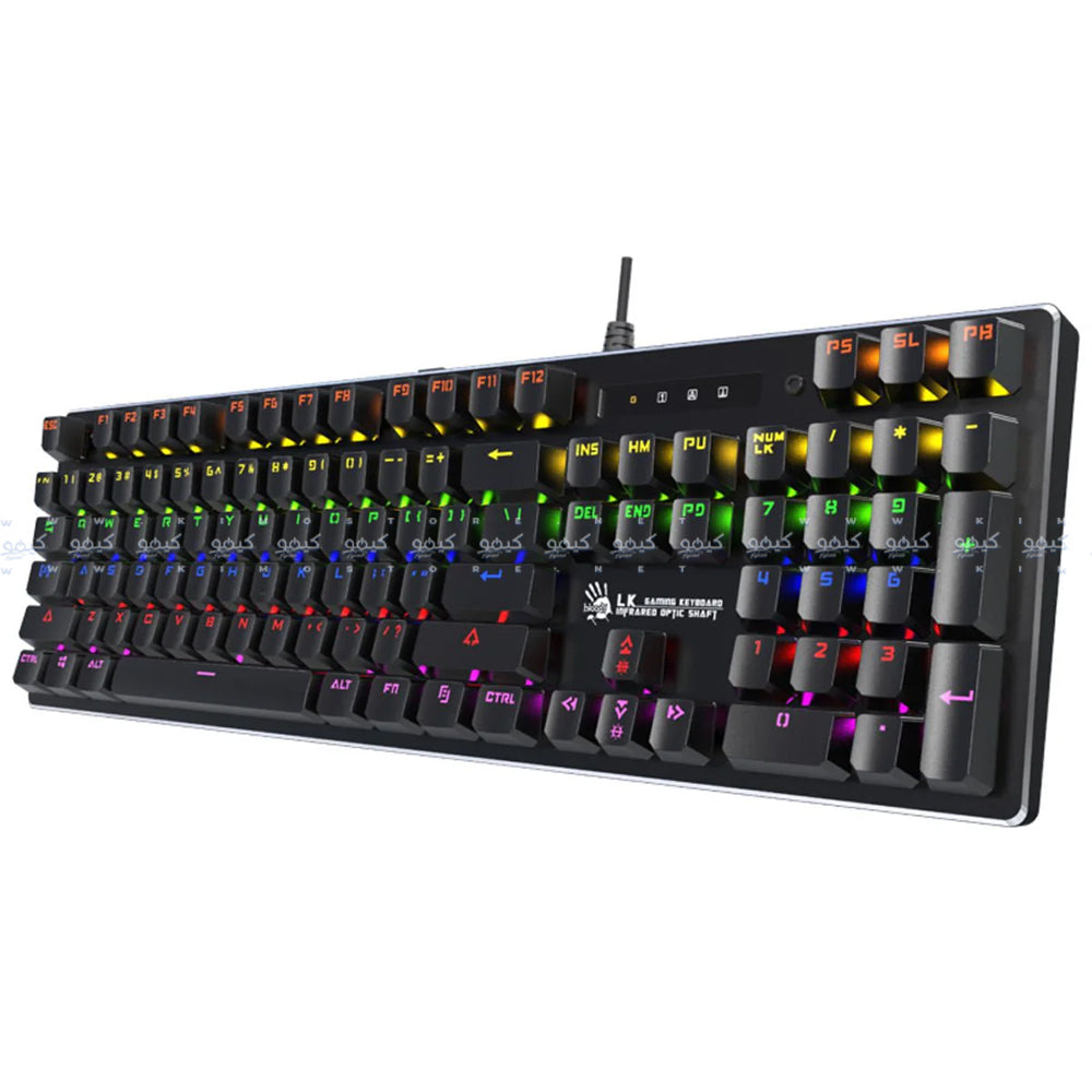 Bloody B760 LK Optical Switch Wired RGB Gaming Keyboard English & Arabic