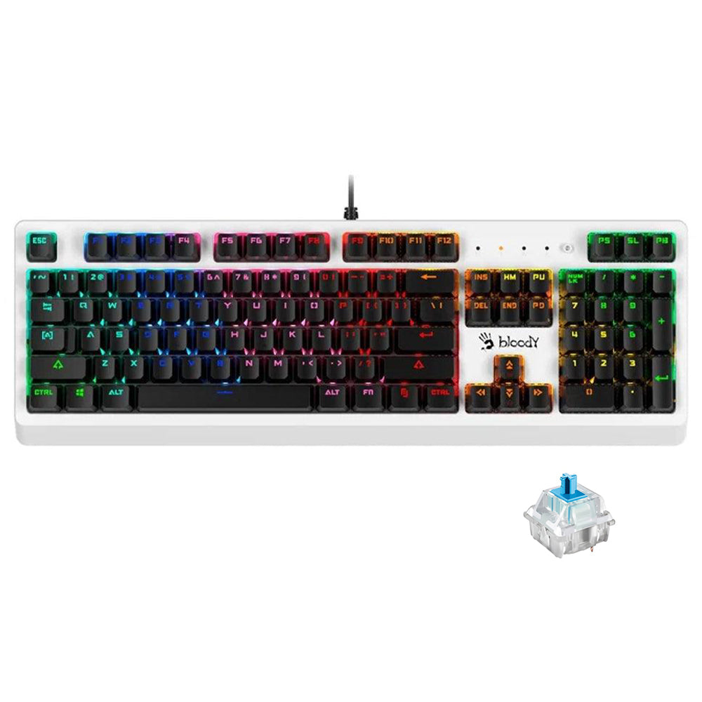 كيبورد بلودي سلكى RGB جيمنج سويتش ازرق إنجليزى وعربى B810RC