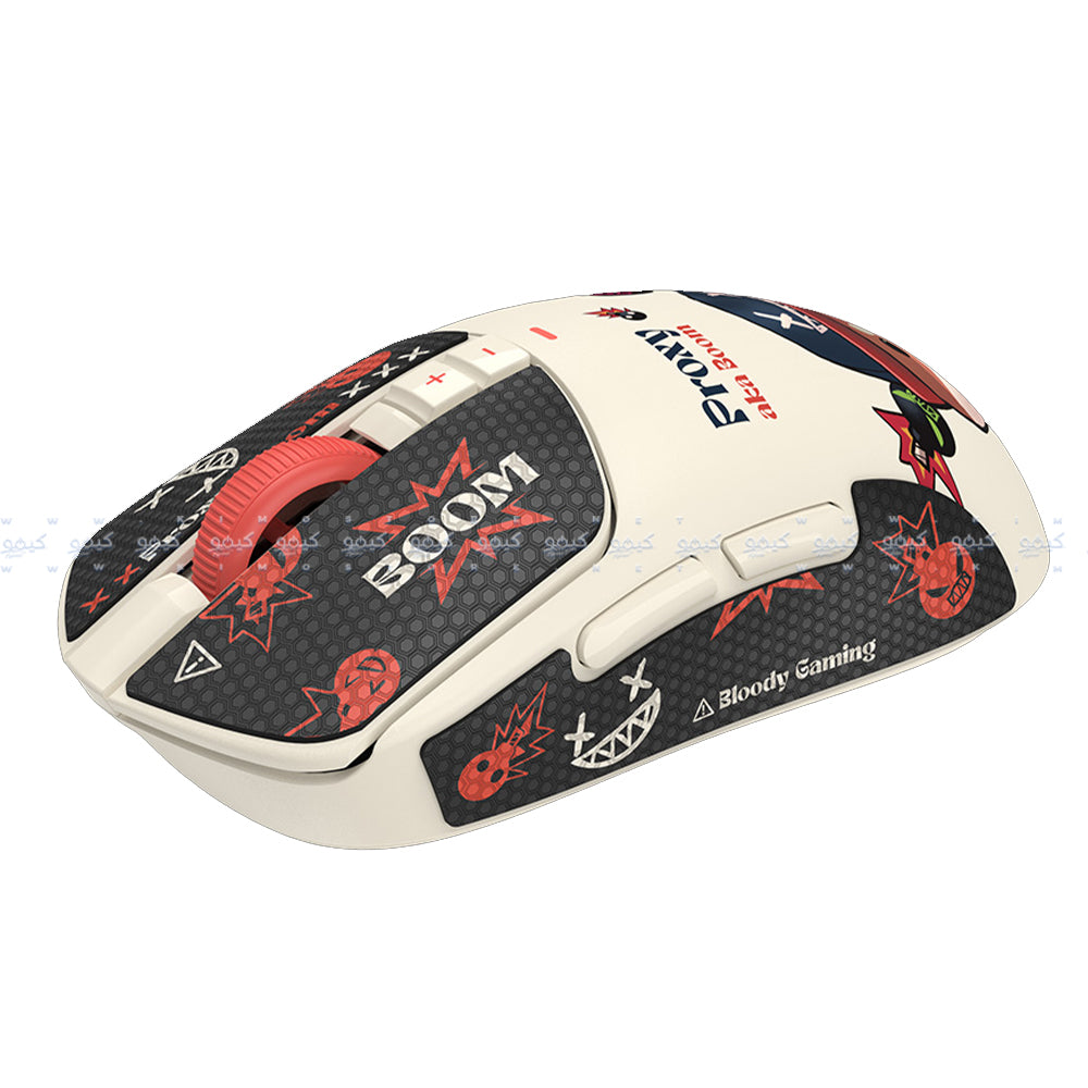 ماوس بلودي لاسلكي وسلكي ثنائي الوضع جيمنج 20000 نقطة فى البوصة R72 Ultra