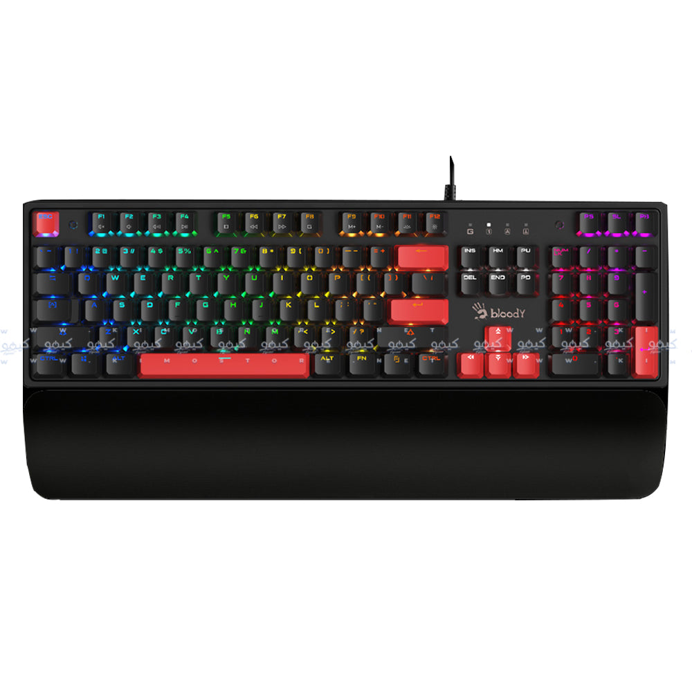 كيبورد بلودي سلكي سويتش RGB BLMS جيمنج إنجليزي وعربي S525N