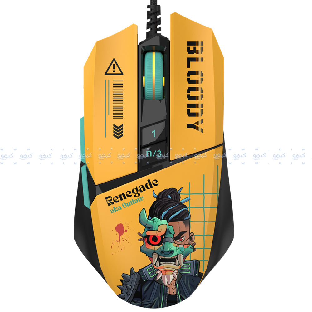 Bloody W63 Max Wired RGB Gaming Mouse 12000Dpi