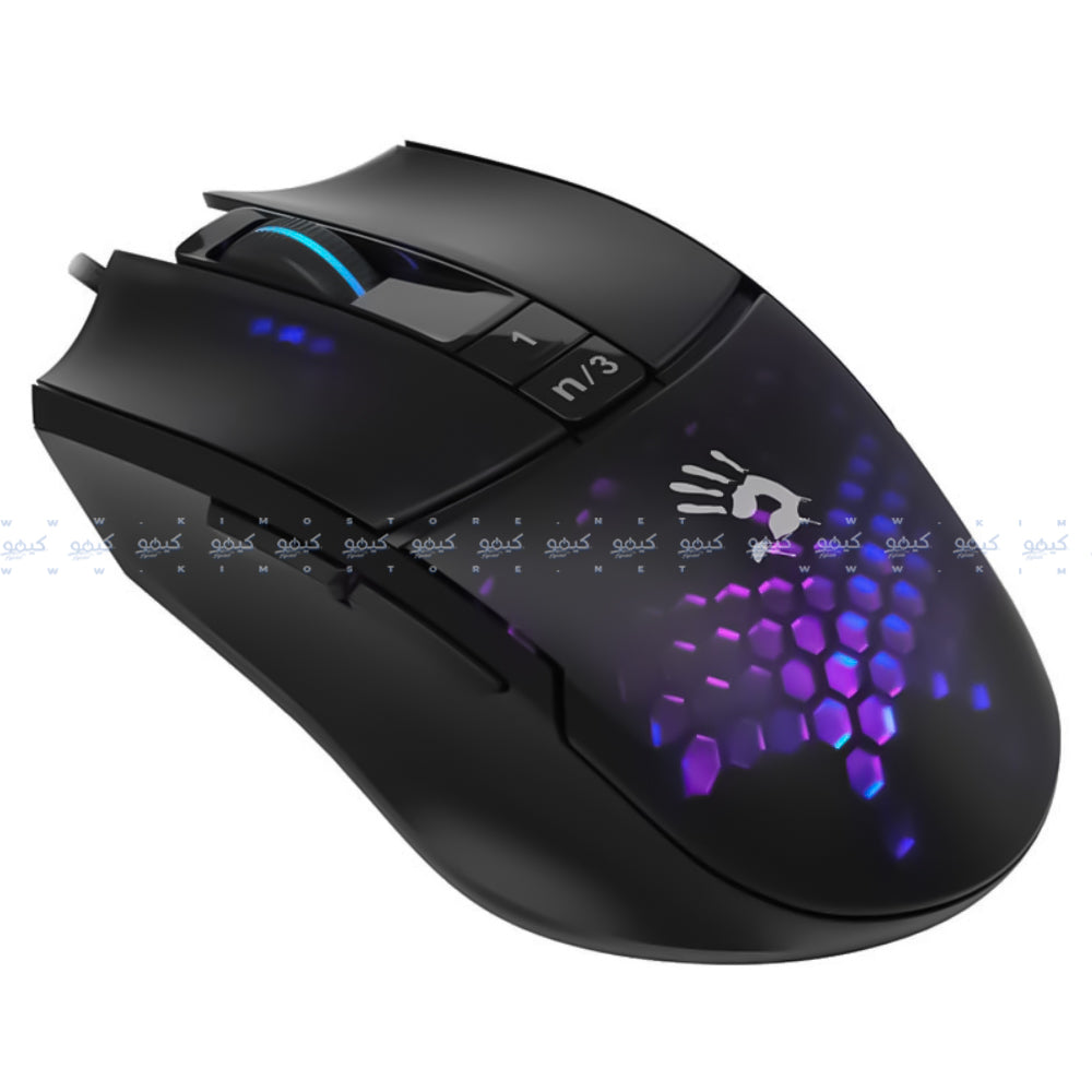 Bloody L65 Max Wired RGB Gaming Mouse 12000Dpi - Honeycomb