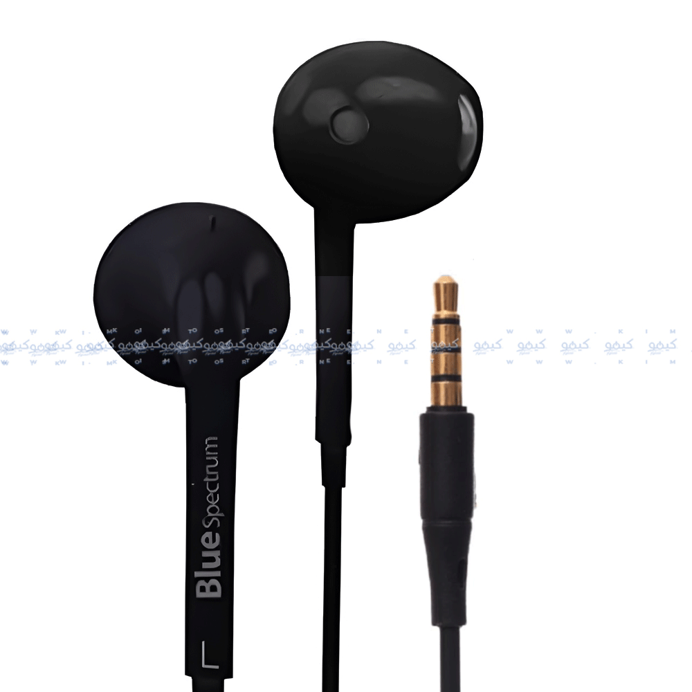 Blue Spectrum D42 Earphone - Black