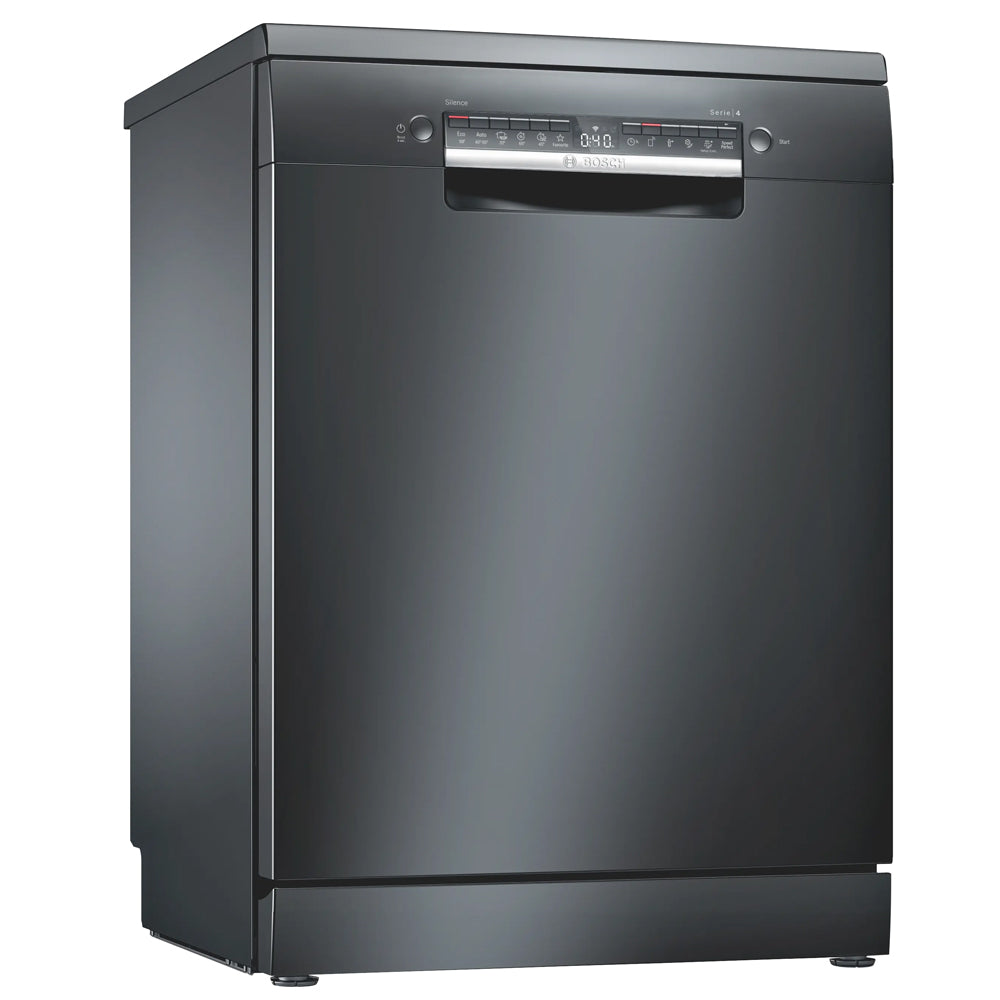 Bosch Free Standing Dishwasher Series 4 SMS4IKC62T 13 Person 6 Program 60cm - Black Inox