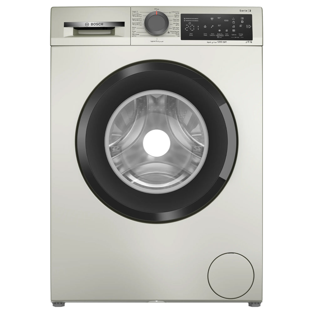 Bosch Front Load Automatic Washing Machine Series 2 WLZ2421SEG 8kg - Silver Inox