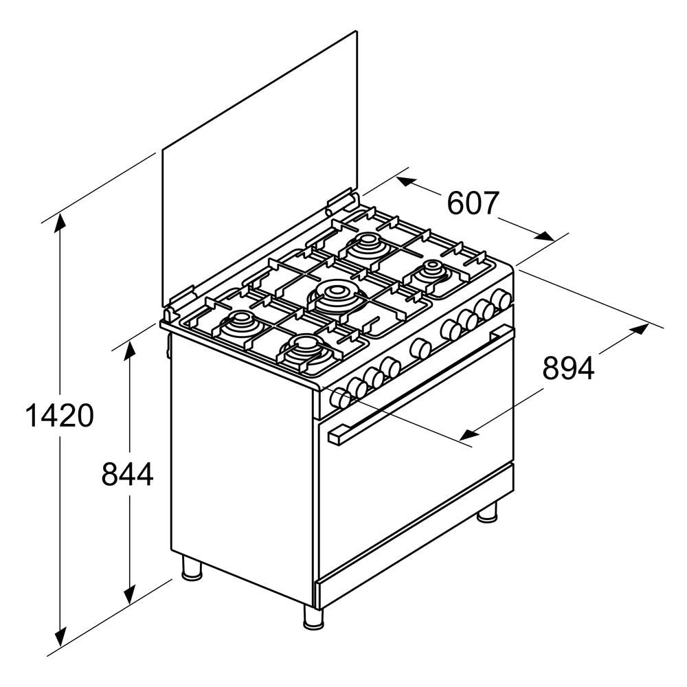 بوتاجاز بوش HGV1F8Y52S