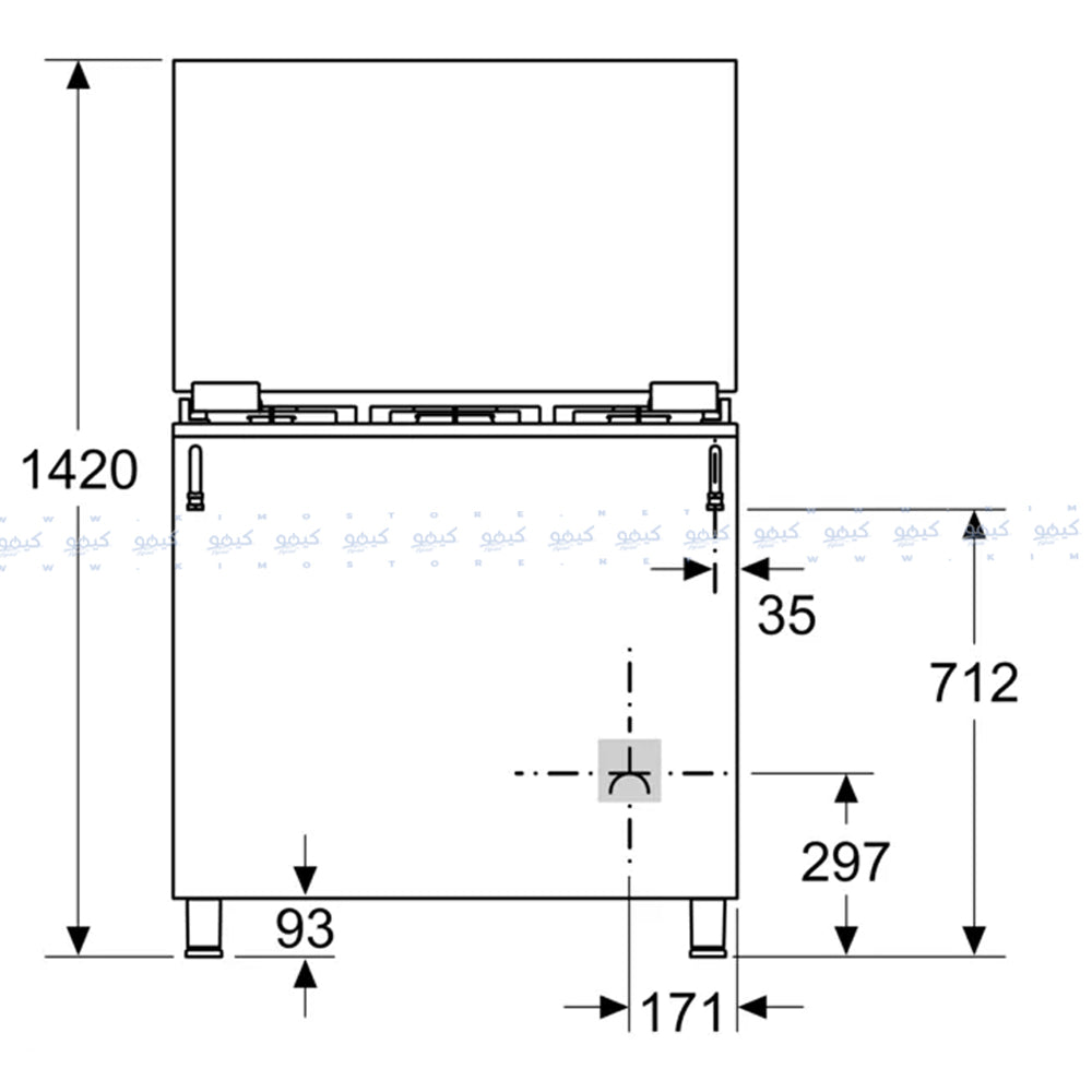 بوتاجاز غاز بوش 5 شعلة