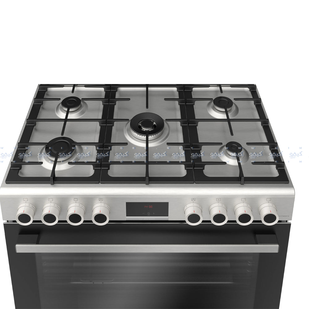 بوتاجاز غاز بوش 5 شعلة Series 6 HGP3I8W50S (90 سم × 60 سم)