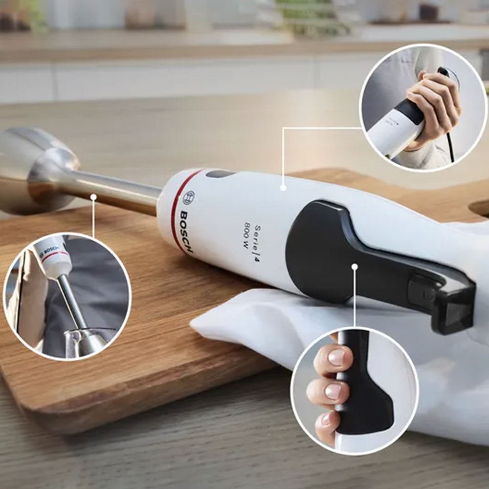 Bosch Hand Blender ErgoMaster MSM4W420 800W - White
