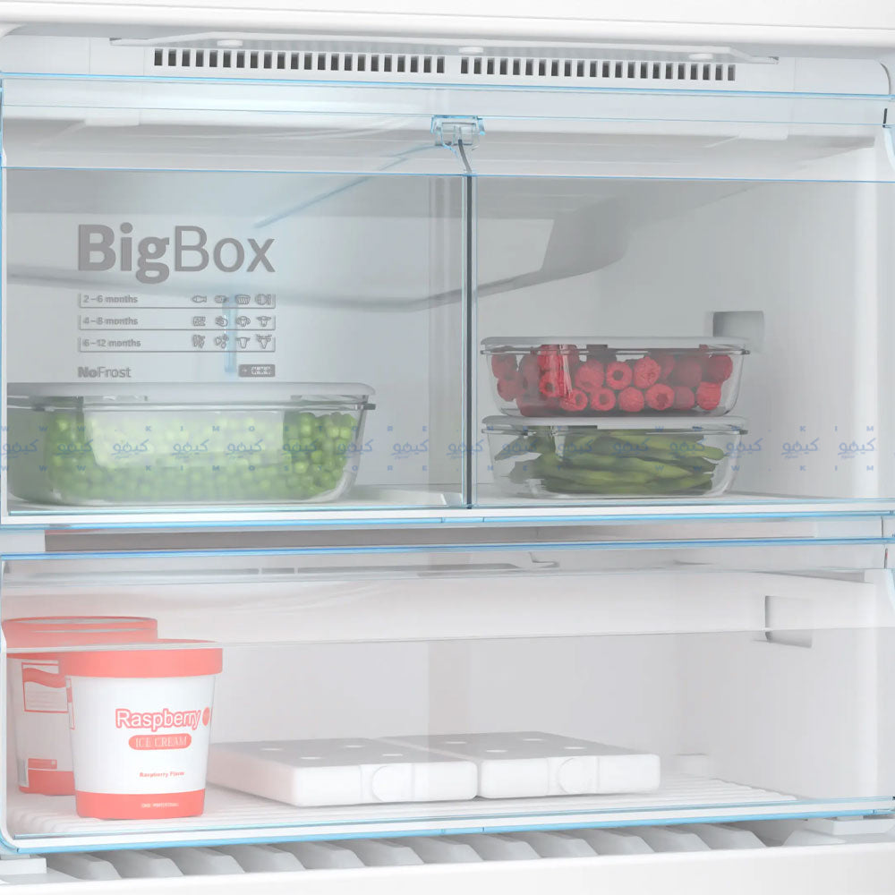 ثلاجة بوش نوفروست 2 باب 631 لتر KGN86CI3E8