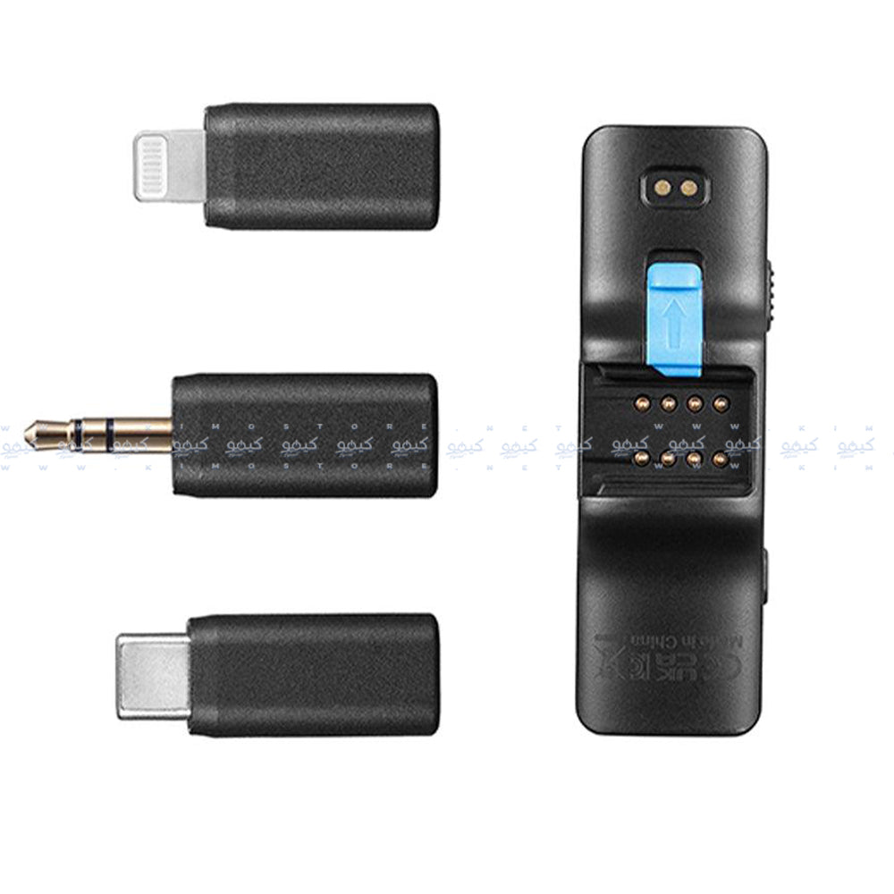 نظام ميكروفون بويا لاسلكي ثنائي القناة الكل في واحد BOYALINK