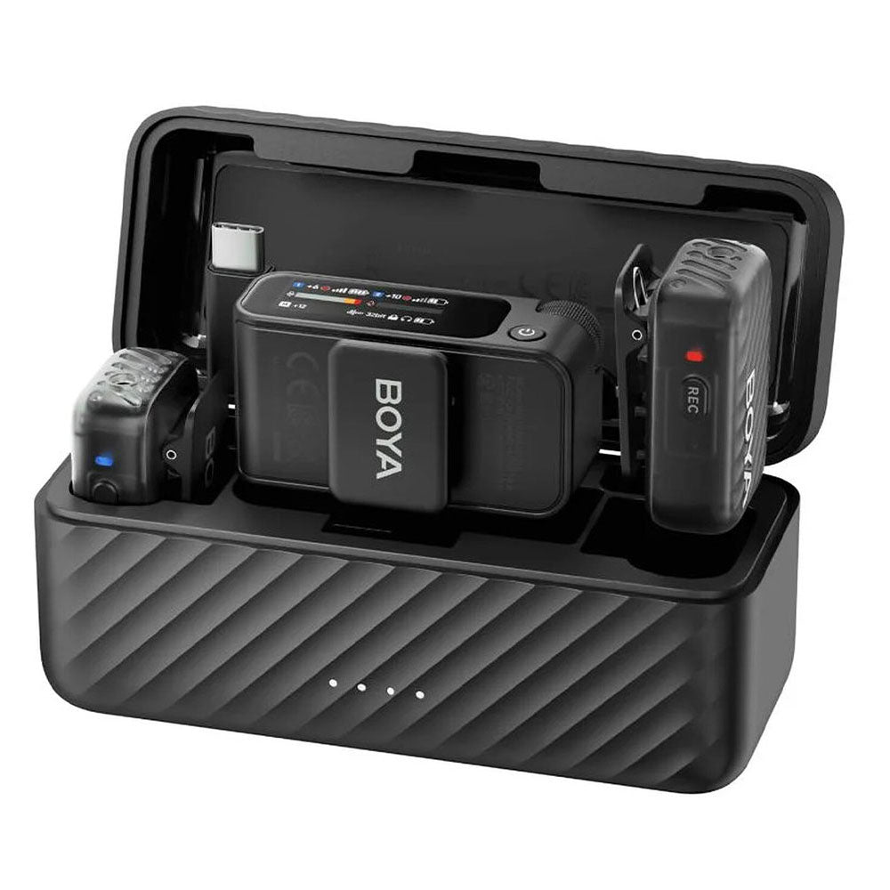 Boya BOYAMIC 2-01 2In1 Dual Channel Wireless Microphone System - Black