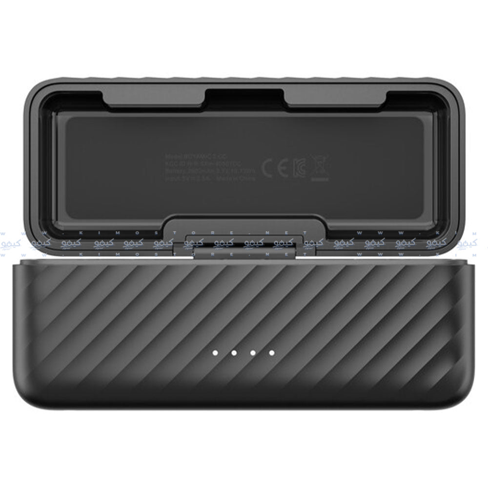 نظام ميكروفون بويا لاسلكي 2 في 1 ثنائي القناة BOYAMIC 2-02 - أسود