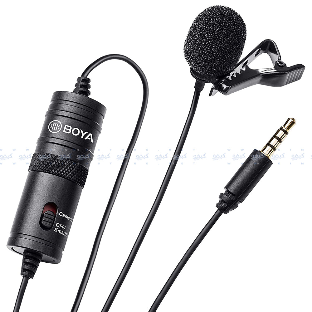 ميكروفون بويا سلكي بمشبك BY-M1 (كوبي)