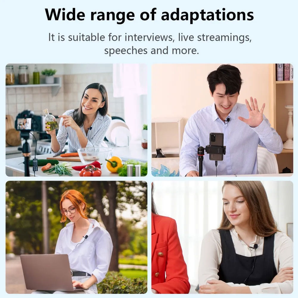 ميكروفون بويا سلكي بمشبك BY-M1 Pro (كوبي)