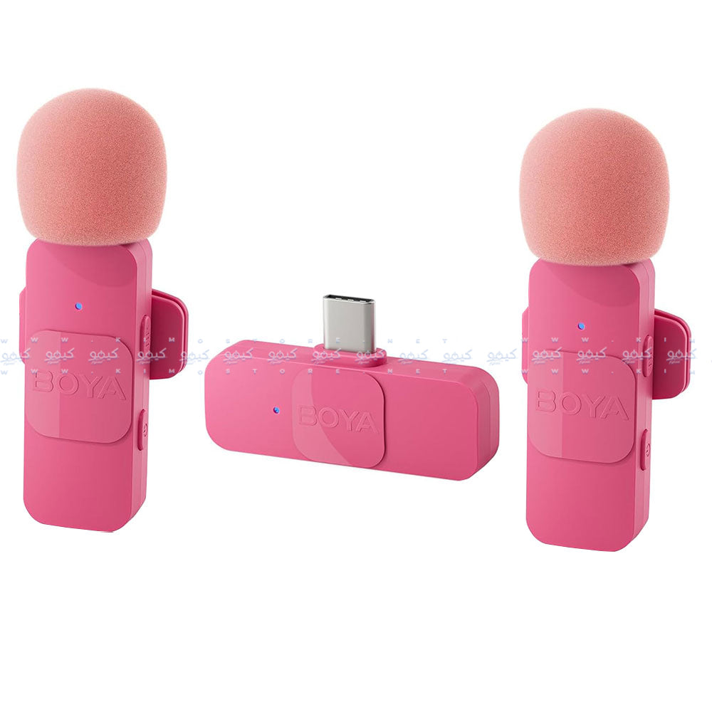 Boya BY-V20 Type-C 2.4GHz Dual Channel Wireless Microphone System