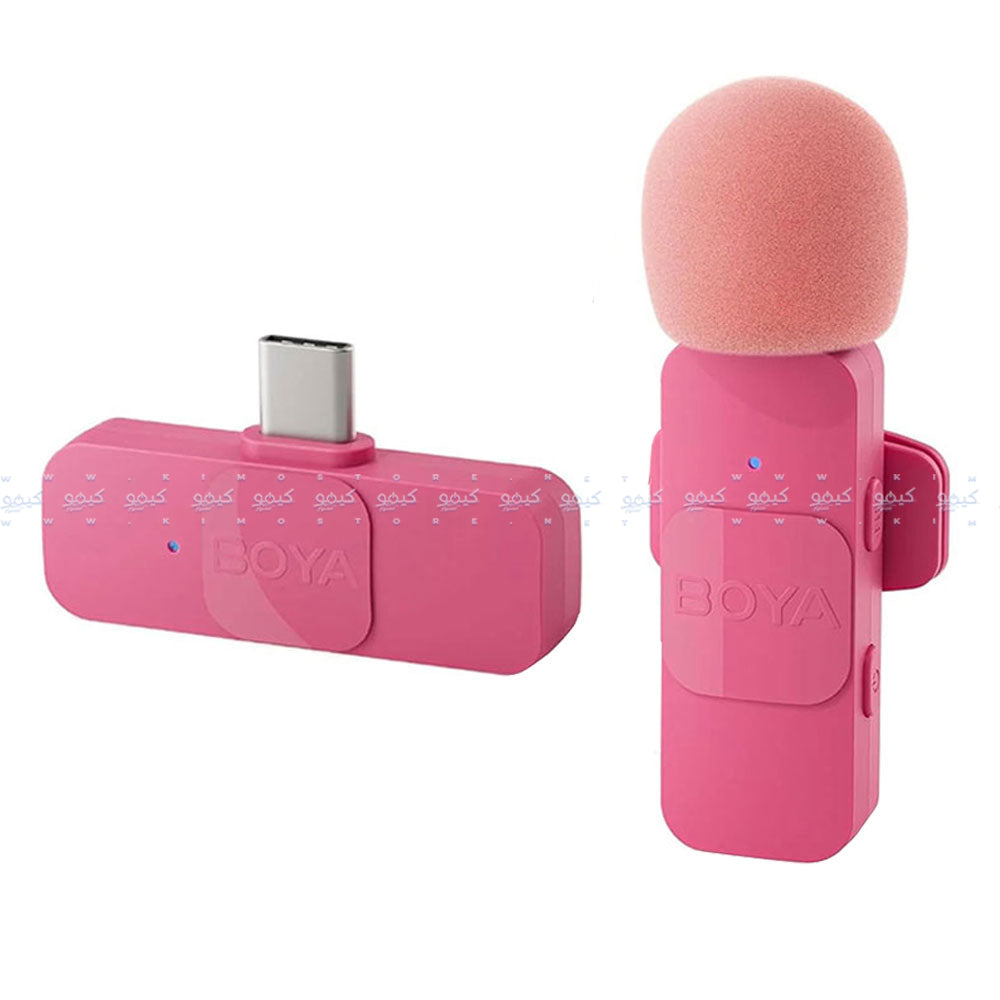 Boya BY-V20 Type-C 2.4GHz Dual Channel Wireless Microphone System