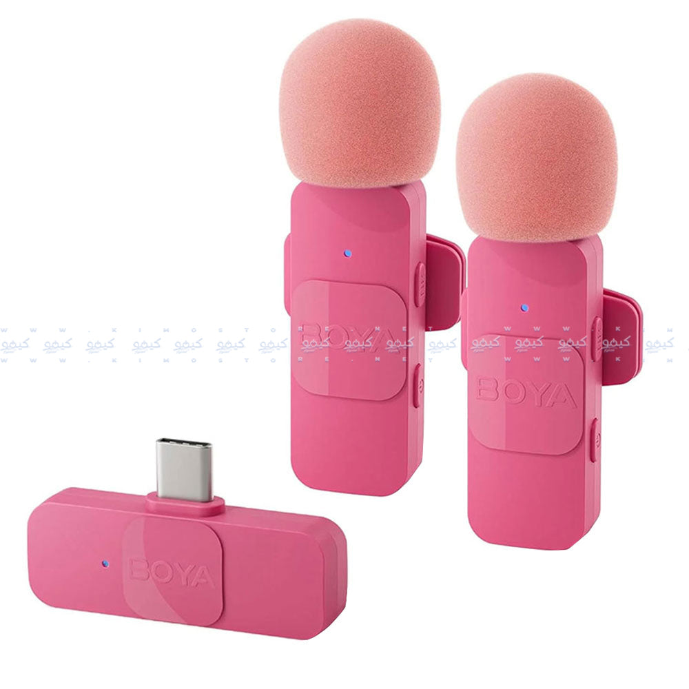 Boya BY-V20 Type-C 2.4GHz Dual Channel Wireless Microphone System