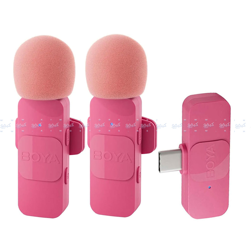 Boya BY-V20 Type-C 2.4GHz Dual Channel Wireless Microphone System