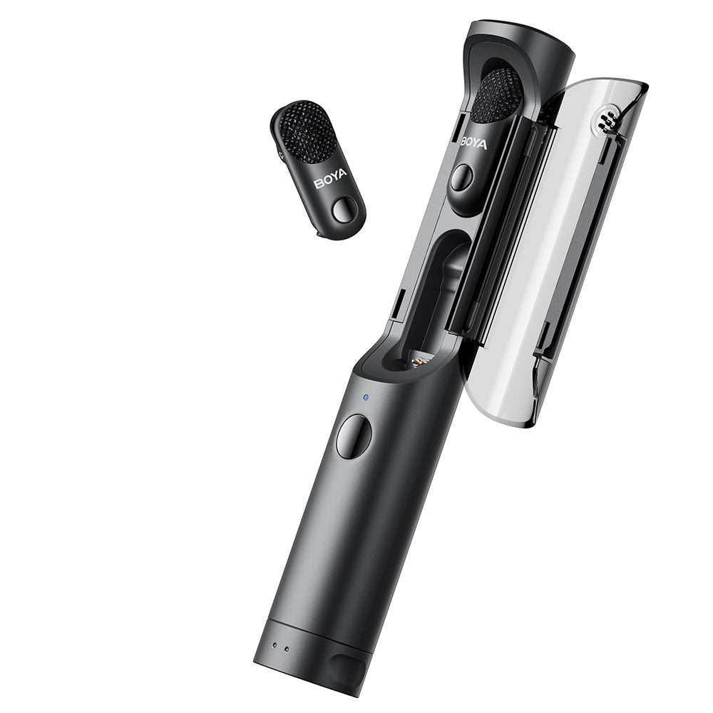 نظام ميكروفون لاسلكي بويا ثنائي القناة 2 في 1 Magic-03 - أسود