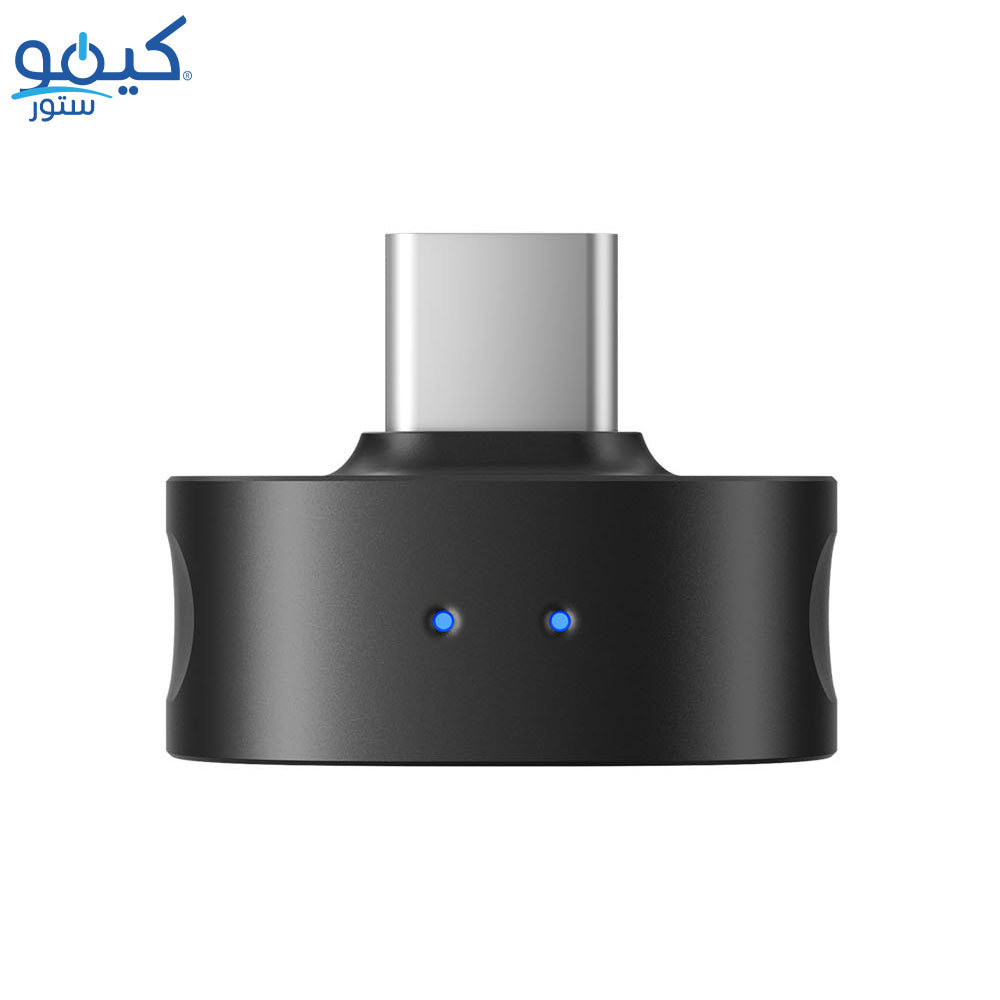 نظام ميكروفون لاسلكي بويا ثنائي القناة بمنفذ تايب سي 2.4 جيجاهرتز Magic-05 - أسود