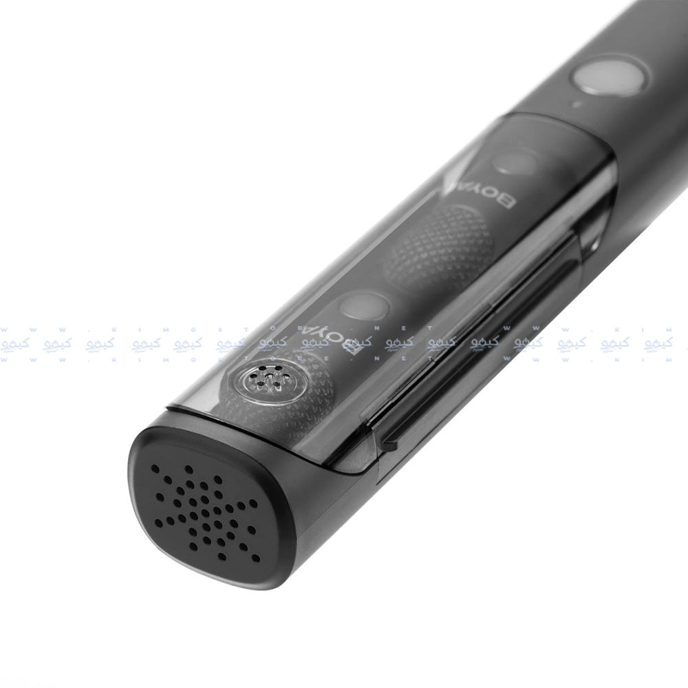 نظام ميكروفون لاسلكي بويا ثنائي القناة بمنفذ تايب سي 2.4 جيجاهرتز Magic-05 - أسود