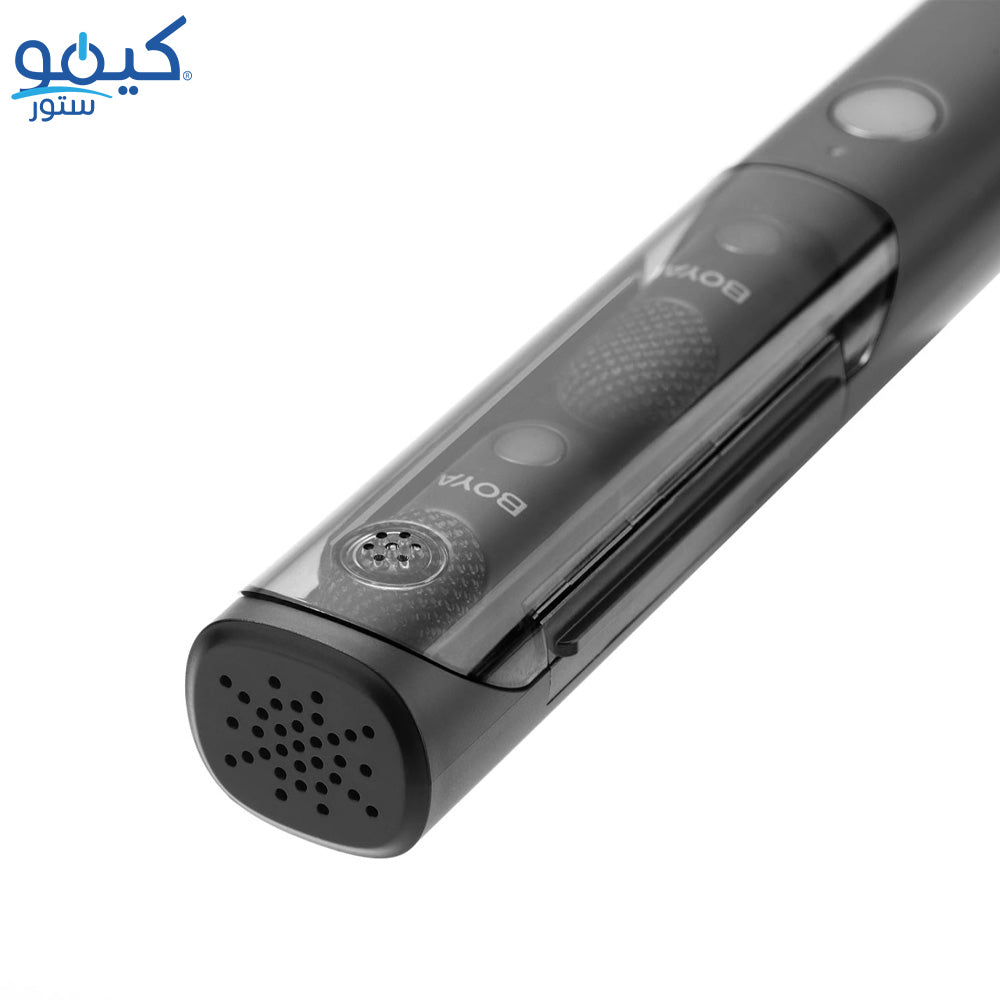 نظام ميكروفون لاسلكي بويا ثنائي القناة بمنفذ تايب سي 2.4 جيجاهرتز Magic-05 - أسود