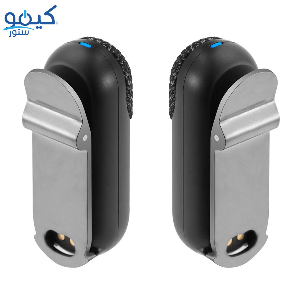 نظام ميكروفون لاسلكي بويا ثنائي القناة بمنفذ تايب سي 2.4 جيجاهرتز Magic-05 - أسود