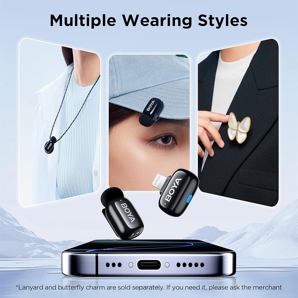 Boya Mini-16 Lightning Wireless Microphone System