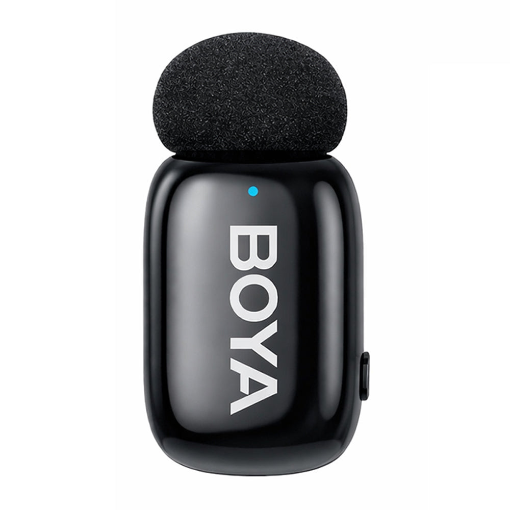 نظام ميكروفون بويا لاسلكي بمنفذ تايب سي 2.4 جيجاهرتز Mini 2-06 - أسود