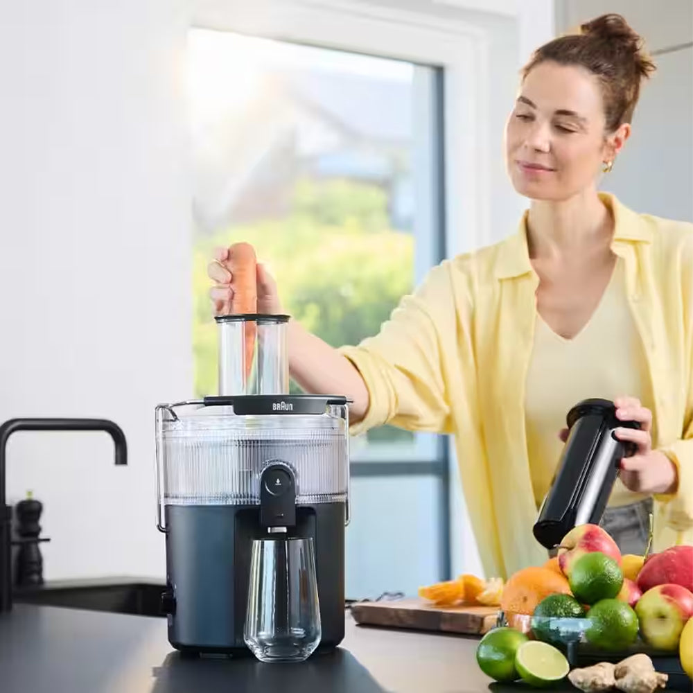 عصارة براون 0.8 لتر 800 وات MultiJuice 5 SJ5000 - أسود