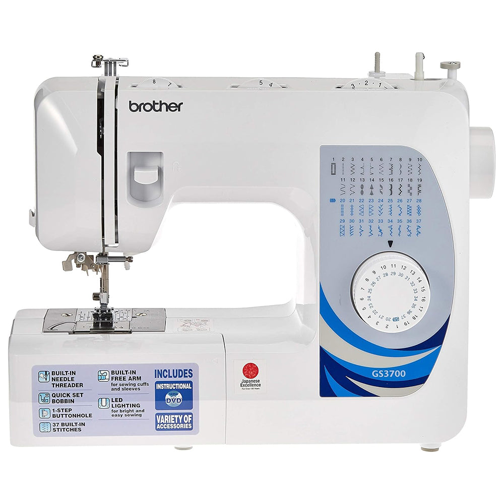 Brother GS3700 Sewing Machine 37 Stitches - White