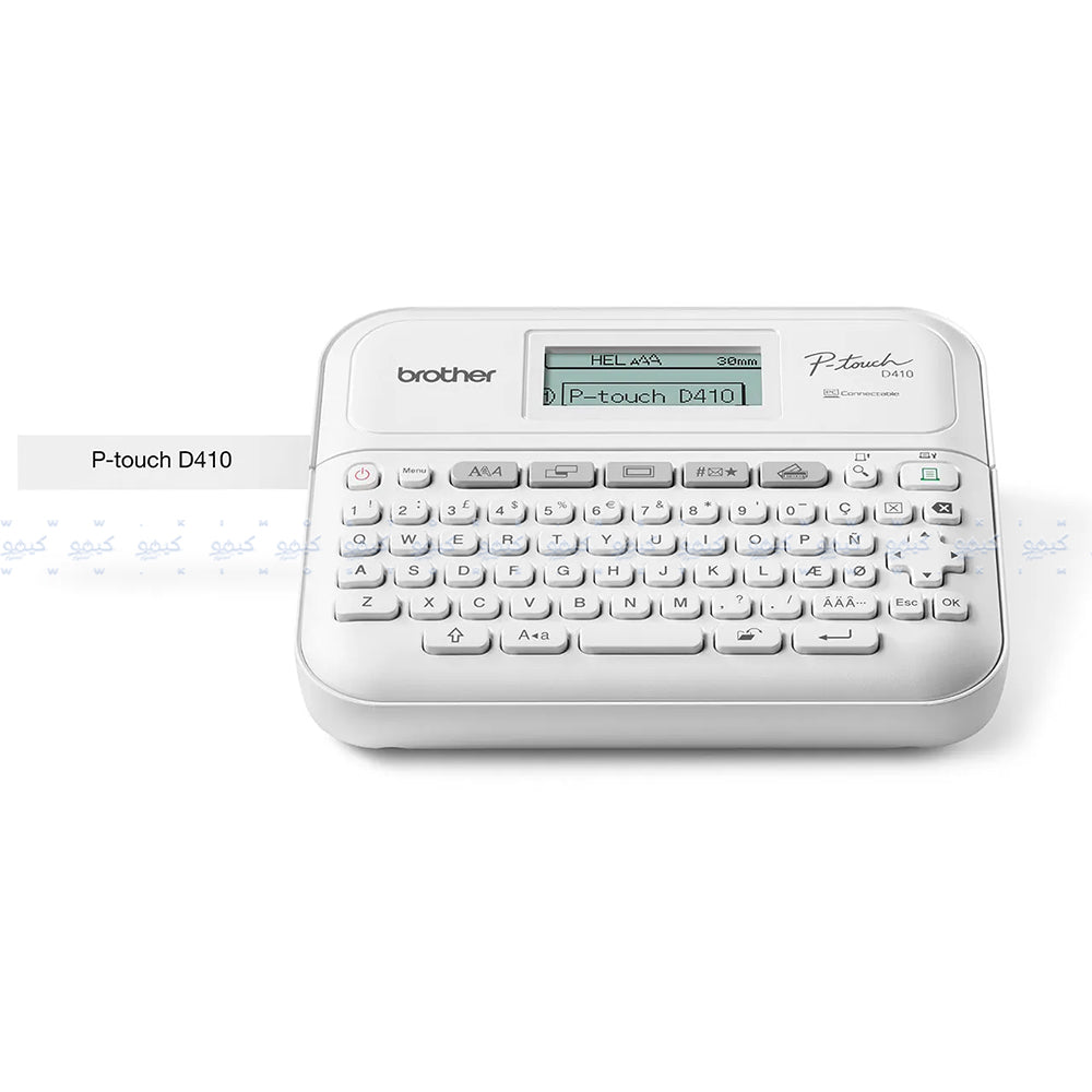 Brother PT-D410 Label Printer - White