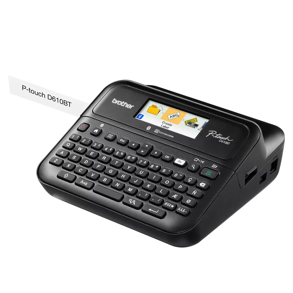 Brother PT-D610BT Label Printer - Black